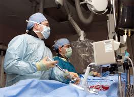 Cardiologist at work