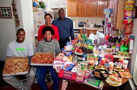 This family in NC is very happy with the way they eat---even though less than 10 percent of their calories comes from food that nature intended for us to eat.