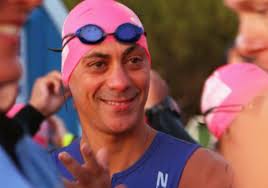 A triathlete himself, he says plant-based eating has helped him improve his times.