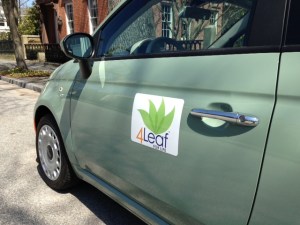 My new car is also a 4Leaf-er. A "green" Fiat 500 that gets over 40 mpg.