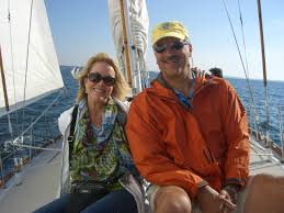 I took this picture of Susan Benigas and her husband when they were in CT for our book launch party.