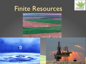 Land, Water and Energy? One of my slides that I use frequently in my presentations.