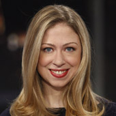 Chelsea Clinton as she appears on the Clinton Foundation website. A vegan herself, she may have had a major influence on her father's dietary change.