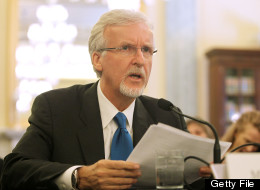 James Cameron testifying before a Senate committee in June, 2013.