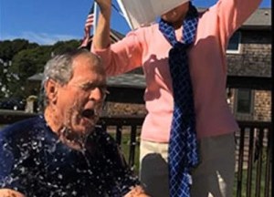 Laura dumps ice on W