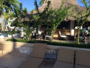 This is the poolside bar where I met Padre Jerry