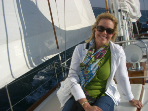 I took this picture of Susan when she and husband Jon attended our book launch in 2011.