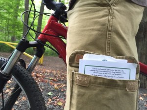 Our compact 4Leaf Guide travels well--on and off the beaten path. Photo courtesy of Jeff Hoyt